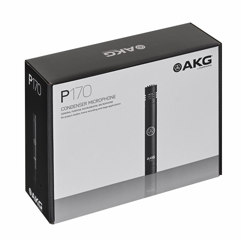 AKG P170 - instrumental condenser microphone, black AKG P170 - instrumental condenser microphone, black