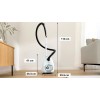 Bosch Serie 4 BGB41HYG1H 600 W white bagged vacuum cleaner Bosch Serie 4 BGB41HYG1H 600 W white bagged vacuum cleaner