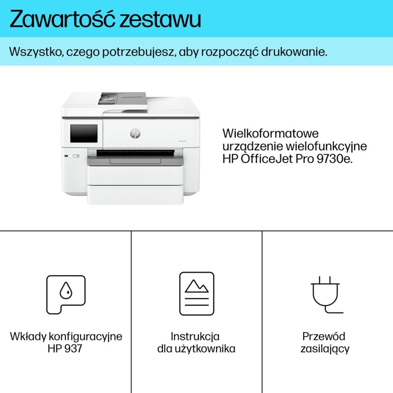 HP OfficeJet Pro 9730e multifunction machine HP OfficeJet Pro 9730e multifunction machine