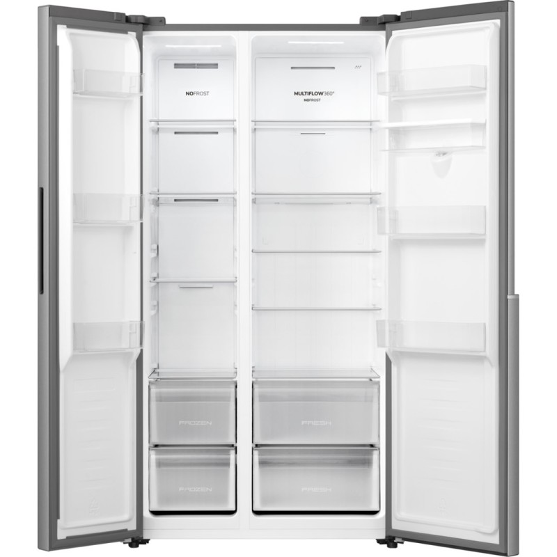 Gorenje NRS917E41XWD side-by-side refrigerator Freestanding 541 L E Stainless steel