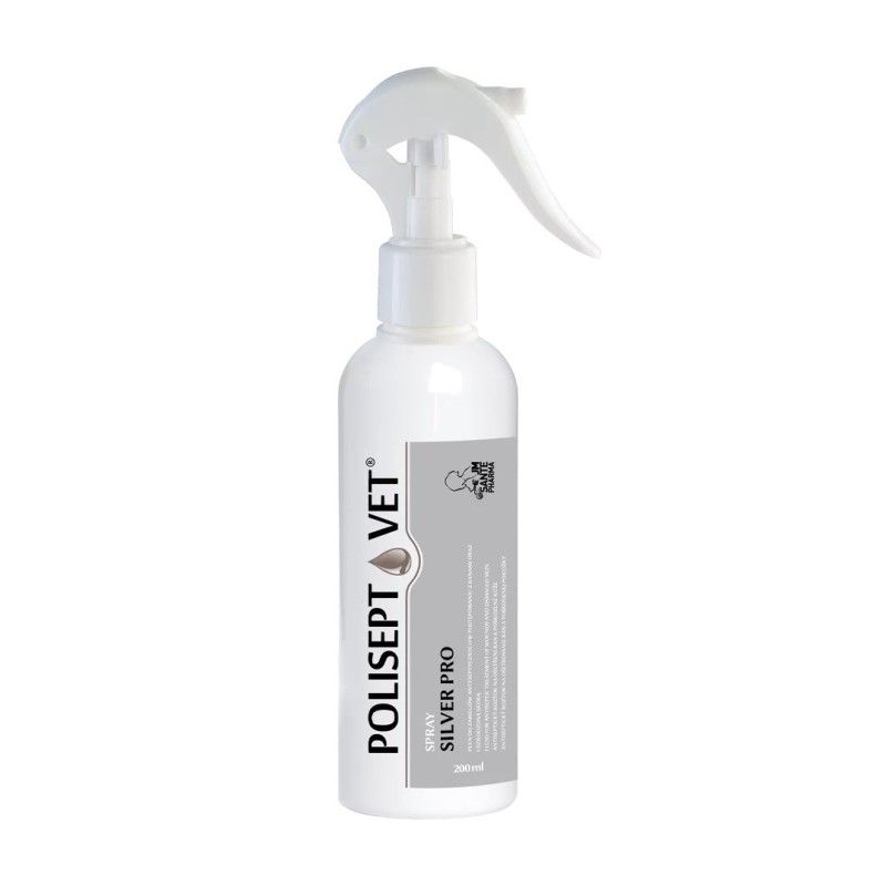 JM SANTE POLISEPT VET SPRAY PRO SILVER do pielęgnacji ran 200ml JM SANTE POLISEPT VET SPRAY PRO SILVER do pielęgnacji ran 200ml