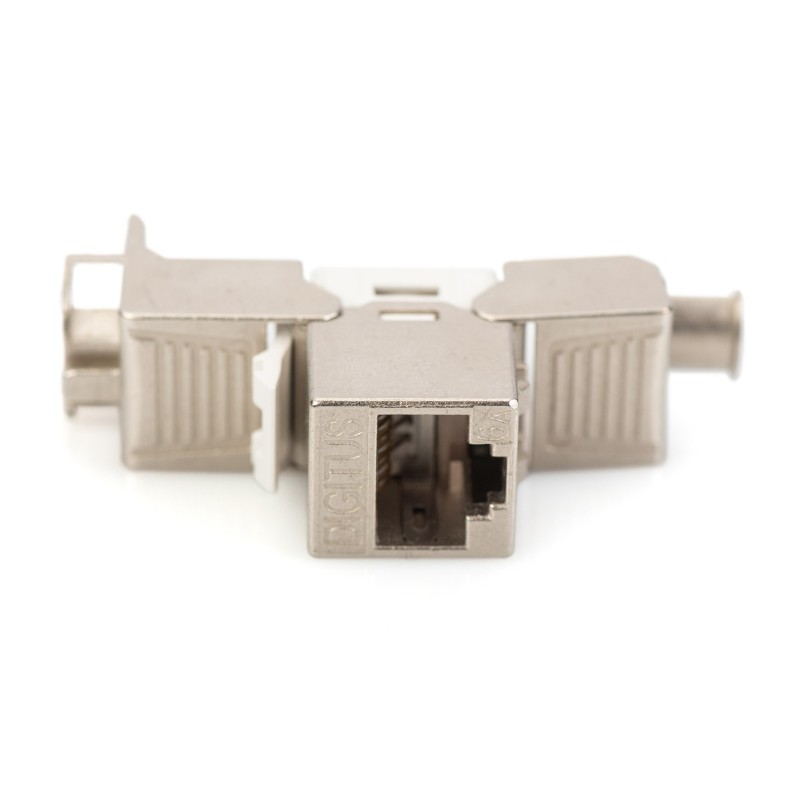 Digitus CAT 6A Keystone module, shielded, tool-free mounting connection Digitus CAT 6A Keystone module, shielded, tool-free mounting connection