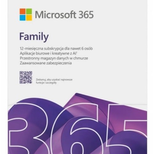 Microsoft 365 Family Polish EuroZone Subscr
