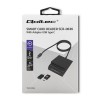 Qoltec 50636 Intelligent Smart ID chip card reader SCR-0636 | USB type C Qoltec 50636 Intelligent Smart ID chip card reader SCR-0636 | USB type C