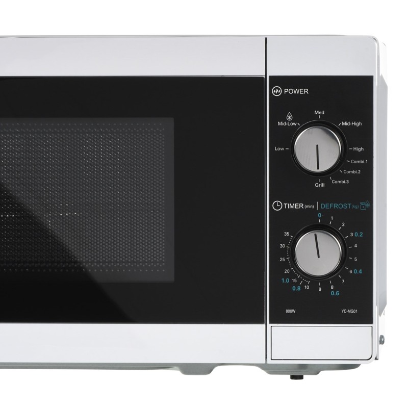 Sharp YC-MG01E-W microwave Countertop Grill microwave 20 L 800 W Black, White Sharp YC-MG01E-W microwave Countertop Grill microwave 20 L 800 W Black, White