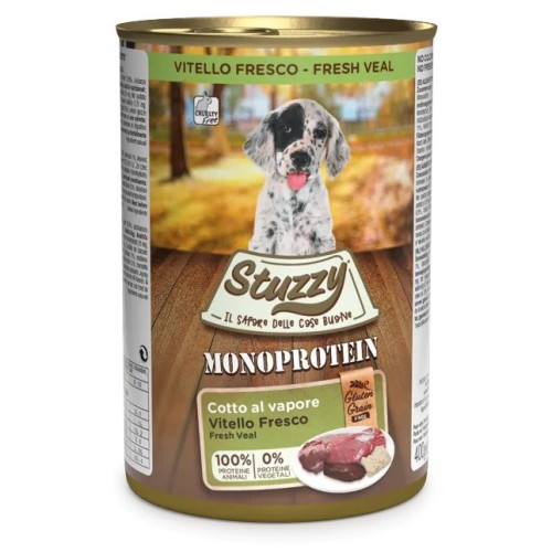 STUZZY Monoprotein Puppy Veal - wet food for puppies - 400g STUZZY Monoprotein Puppy Veal - wet food for puppies - 400g