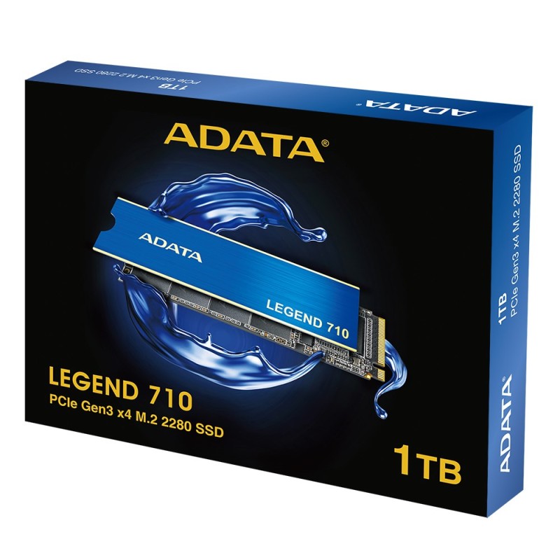 ADATA LEGEND 710 M.2 1000 GB PCI Express 3.0 3D NAND NVMe ADATA LEGEND 710 M.2 1000 GB PCI Express 3.0 3D NAND NVMe