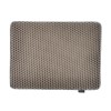 DIAMENTIQ Grey rectangle box mat - cat litter tray mat - 45 x 60 cm