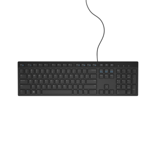 DELL KB216 keyboard USB QWERTY US International Black