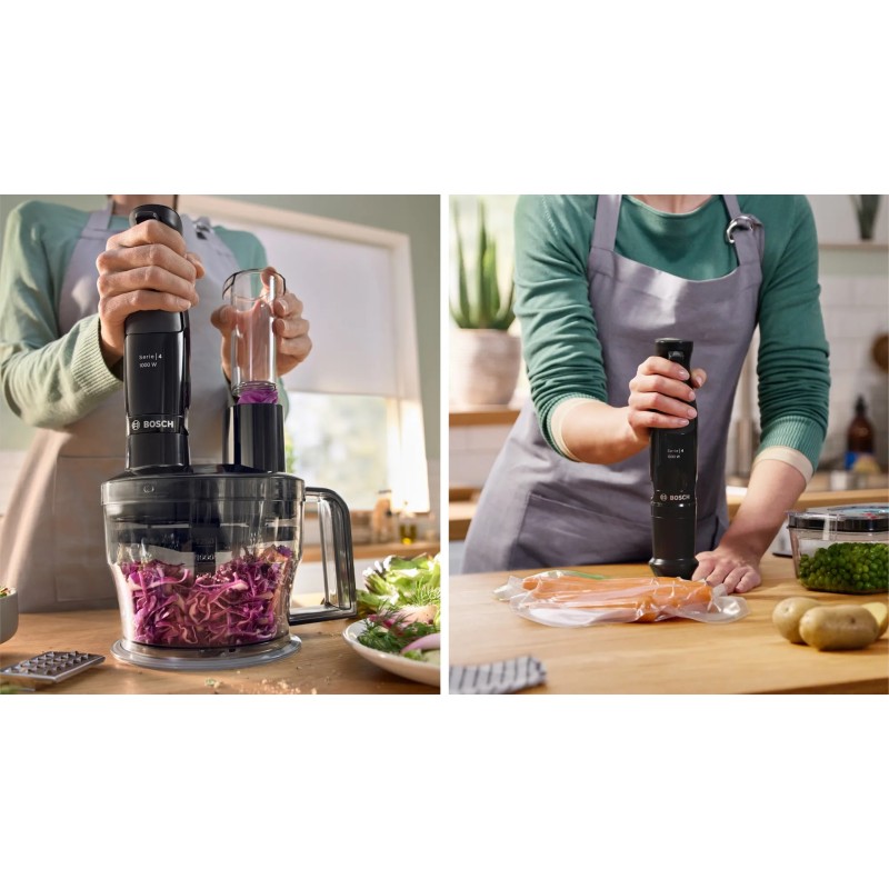 Bosch Serie 4 MSM4B621 blender 0.6 L Immersion blender 1000 W Anthracite, Transparent Bosch Serie 4 MSM4B621 blender 0.6 L Immersion blender 1000 W Anthracite, Transparent