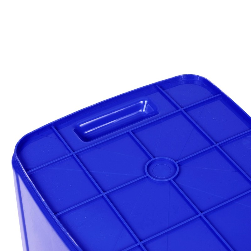GreenBlue GB320BR 19L Portable Camping Toilet Bucket Travel Festival with Handle Detachable Seat - Navy Blue & Pink GreenBlue GB320BR 19L Portable Camping Toilet Bucket Travel Festival with Handle Detachable Seat - Navy Blue & Pink