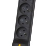 LESTAR LX 610 G-A, surge protector, 1.5m, black 6 AC outlet(s) 230 V