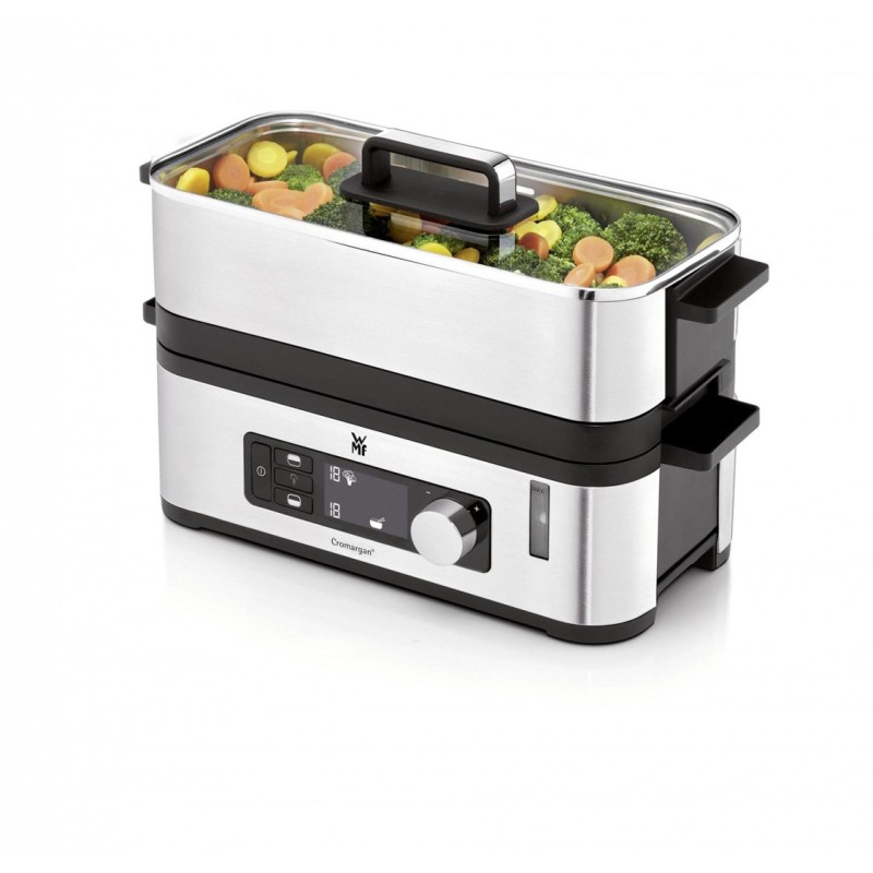WMF KITCHENminis 0415090011 steam cooker 2 basket(s) Countertop 900 W Black, Stainless steel WMF KITCHENminis 0415090011 steam cooker 2 basket(s) Countertop 900 W Black, Stainless steel