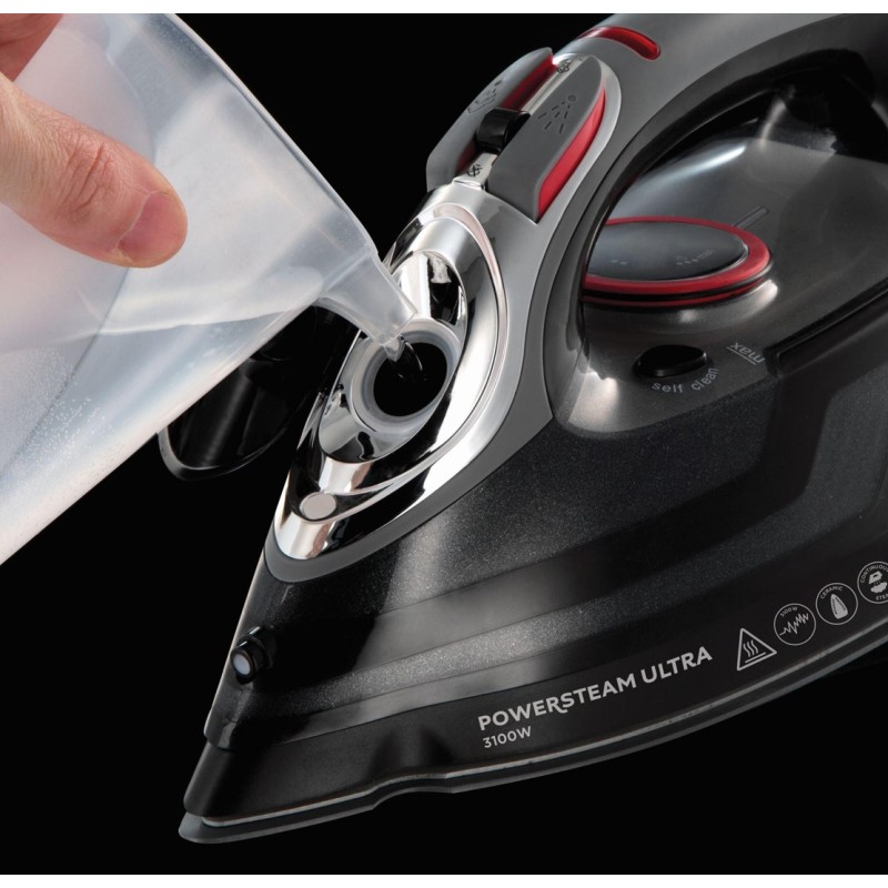 Russell Hobbs 20630-56 iron Dry & Steam iron Ceramic soleplate 3100 W Black, Grey Russell Hobbs 20630-56 iron Dry & Steam iron Ceramic soleplate 3100 W Black, Grey