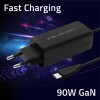 Qoltec 52420 90W GaN Super Fast Charger| 5-20V | 3-4.5A | USB-C 3.1 Qoltec 52420 90W GaN Super Fast Charger| 5-20V | 3-4.5A | USB-C 3.1
