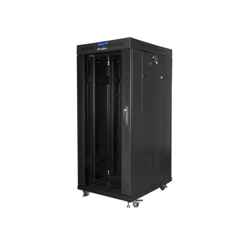 Lanberg FF01-8027-12BL rack cabinet 27U Freestanding rack Black Lanberg FF01-8027-12BL rack cabinet 27U Freestanding rack Black