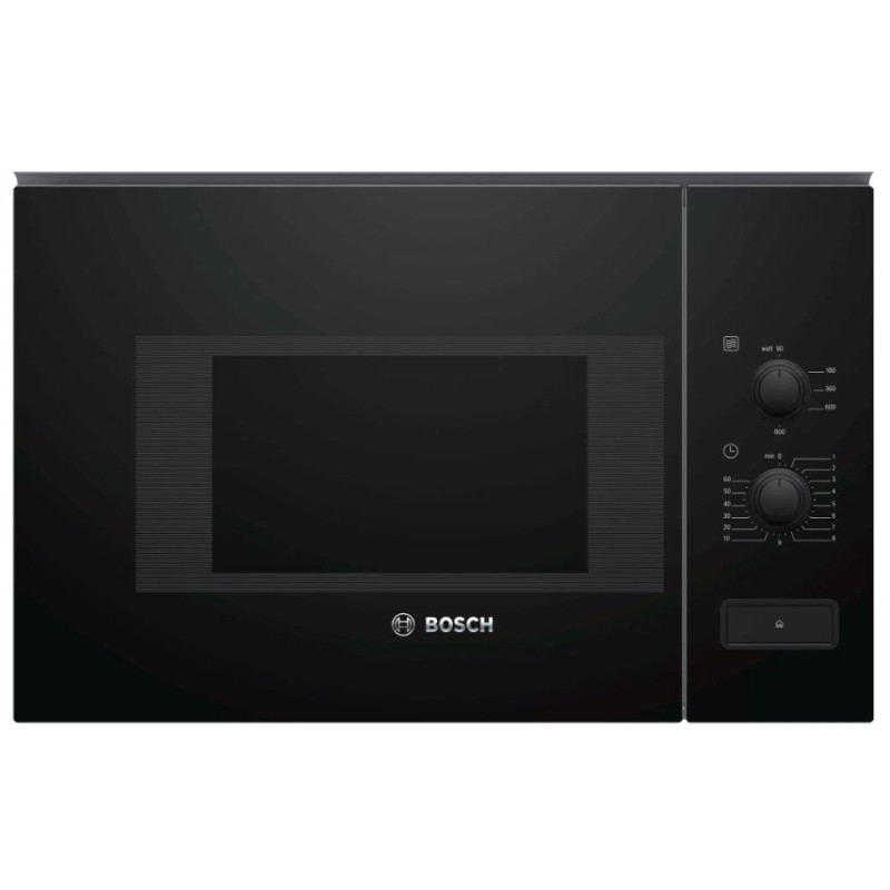 Bosch Serie 4 BFL520MB0 microwave Black Solo microwave Built-in 20 L 800 W Bosch Serie 4 BFL520MB0 microwave Black Solo microwave Built-in 20 L 800 W