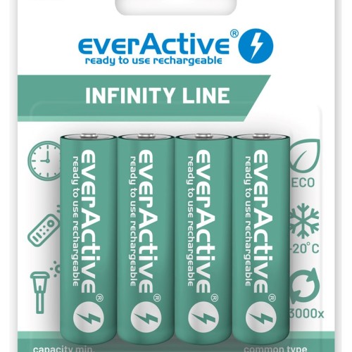 Rechargeable batteries everActive Ni-MH R6 AA 1100 mAh Infinity Line - 4 pieces