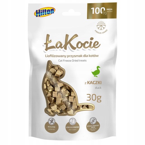 HILTON ŁaKocie Freeze dried duck - cat treats - 30g