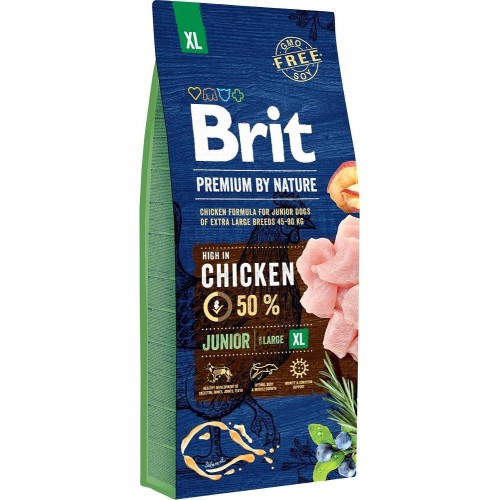 BRIT Premium by Nature Junior XL Chicken - dry dog food - 15 kg BRIT Premium by Nature Junior XL Chicken - dry dog food - 15 kg