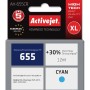 Activejet AH-655CR ink (replacement for HP 655 CZ110AE; Premium; 12 ml; cyan)