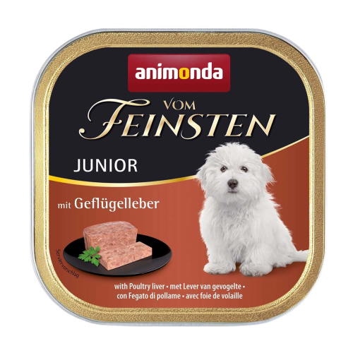 ANIMONDA Vom Feinsten Junior Poultry liver - wet dog food - 150g ANIMONDA Vom Feinsten Junior Poultry liver - wet dog food - 150g