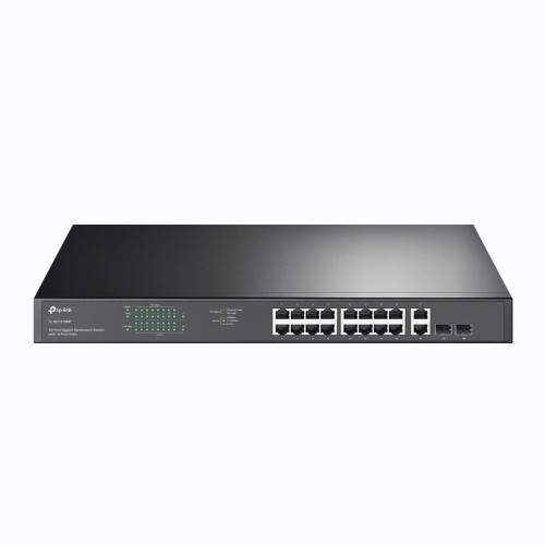 TP-Link 18-Port Gigabit Rackmount Switch with 16 PoE+ TP-Link 18-Port Gigabit Rackmount Switch with 16 PoE+