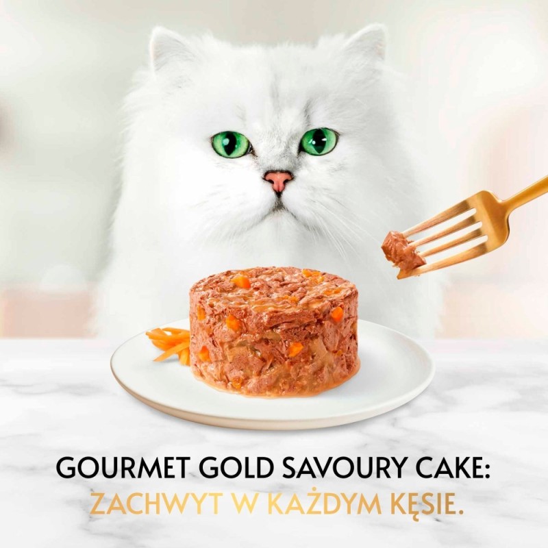 PURINA Gourmet Gold Savoury cake - wet cat food - 48x85g