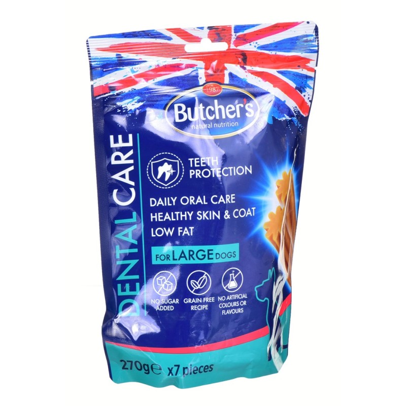 Butcher's Dental Care - dental snack for large breeds - 270g Butcher's Dental Care - dental snack for large breeds - 270g