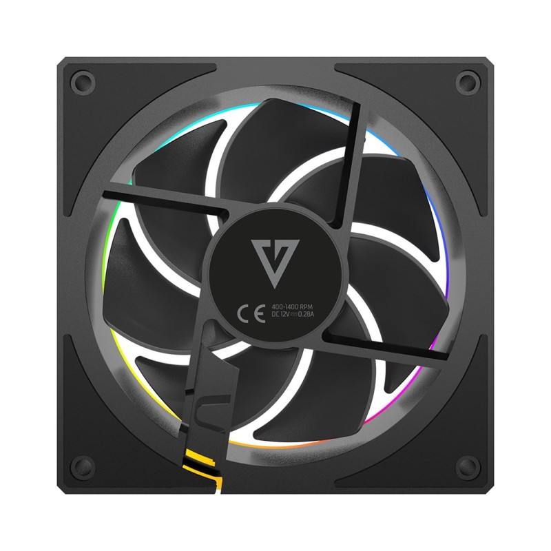 MODECOM VOLCANO LOOP 120 ARGB FAN Black