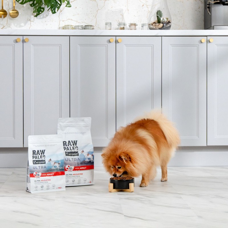 RAW PALEO Ultra Mini Adult Beef - dry dog food - 750 g RAW PALEO Ultra Mini Adult Beef - dry dog food - 750 g