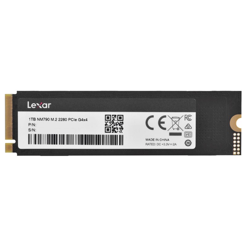 Lexar NM790 M.2 1 TB PCI Express 4.0 SLC NVMe Lexar NM790 M.2 1 TB PCI Express 4.0 SLC NVMe