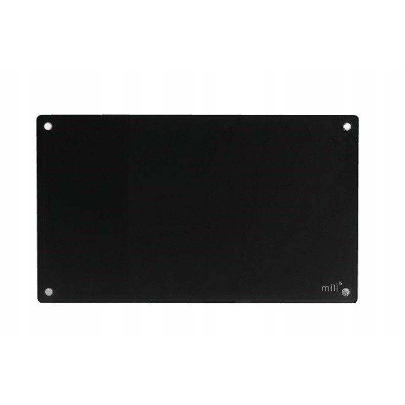 Glass heating panel Wifi + Bluetooth + LED display MILL GL600WIFI3 BLACK