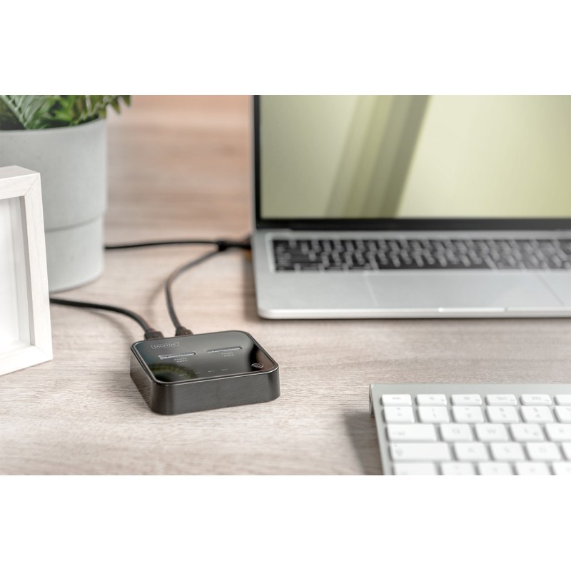 Digitus Dual M.2 NVMe SSD Docking Station with Offline Clone Function, USB-C™ Digitus Dual M.2 NVMe SSD Docking Station with Offline Clone Function, USB-C™