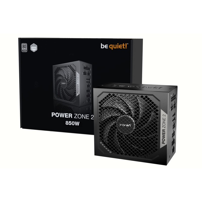 be quiet! POWER ZONE 2 850W power supply unit 20+4 pin ATX ATX Black be quiet! POWER ZONE 2 850W power supply unit 20+4 pin ATX ATX Black