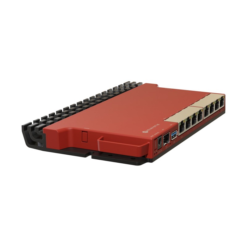 Mikrotik L009UiGS-RM wired router 2.5 Gigabit Ethernet, Gigabit Ethernet Red Mikrotik L009UiGS-RM wired router 2.5 Gigabit Ethernet, Gigabit Ethernet Red