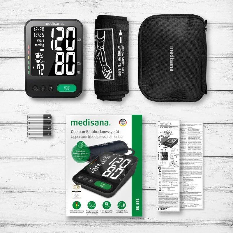 Upper arm blood pressure monitor Medisana BU 582 (black) Upper arm blood pressure monitor Medisana BU 582 (black)