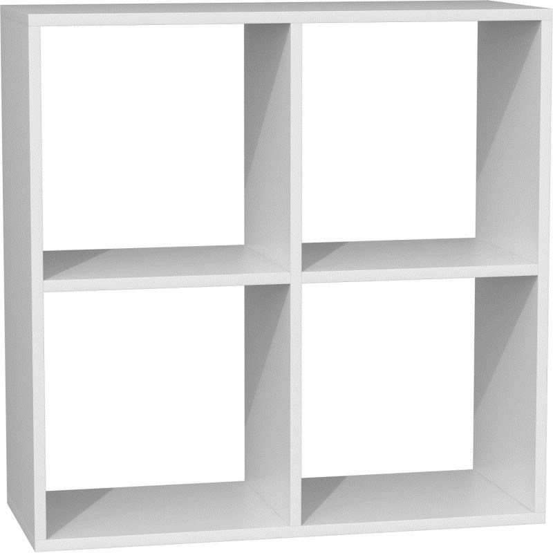 Topeshop MALAX 2X2 BIEL living room bookcase Topeshop MALAX 2X2 BIEL living room bookcase