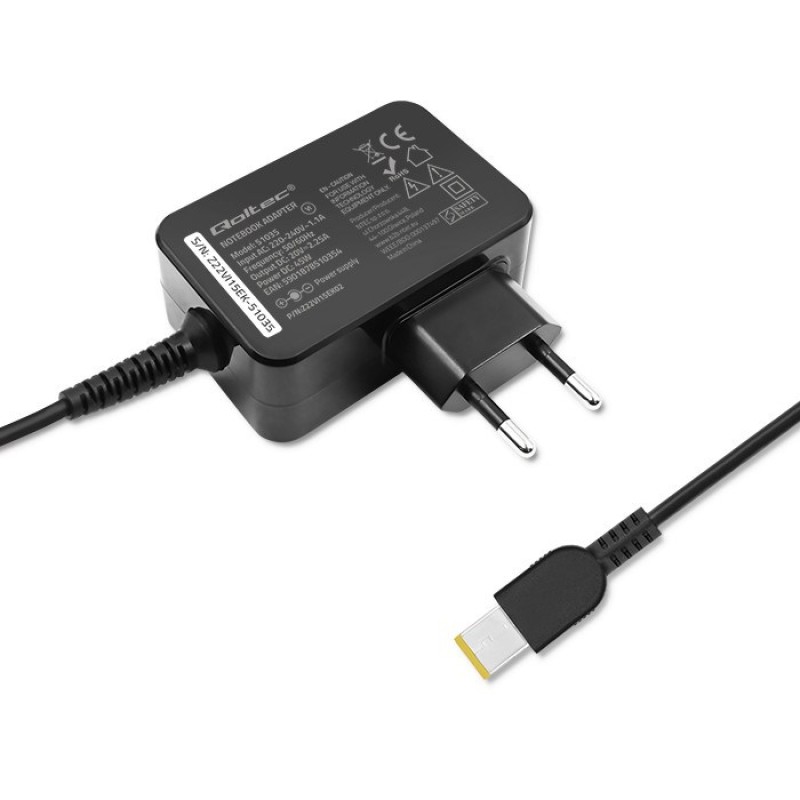 Qoltec 51035 power adapter/inverter Indoor 45 W Black Qoltec 51035 power adapter/inverter Indoor 45 W Black