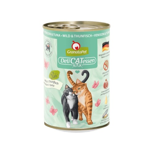GRANATAPET DeliCATessen Venison and tuna - wet cat food - 400g GRANATAPET DeliCATessen Venison and tuna - wet cat food - 400g