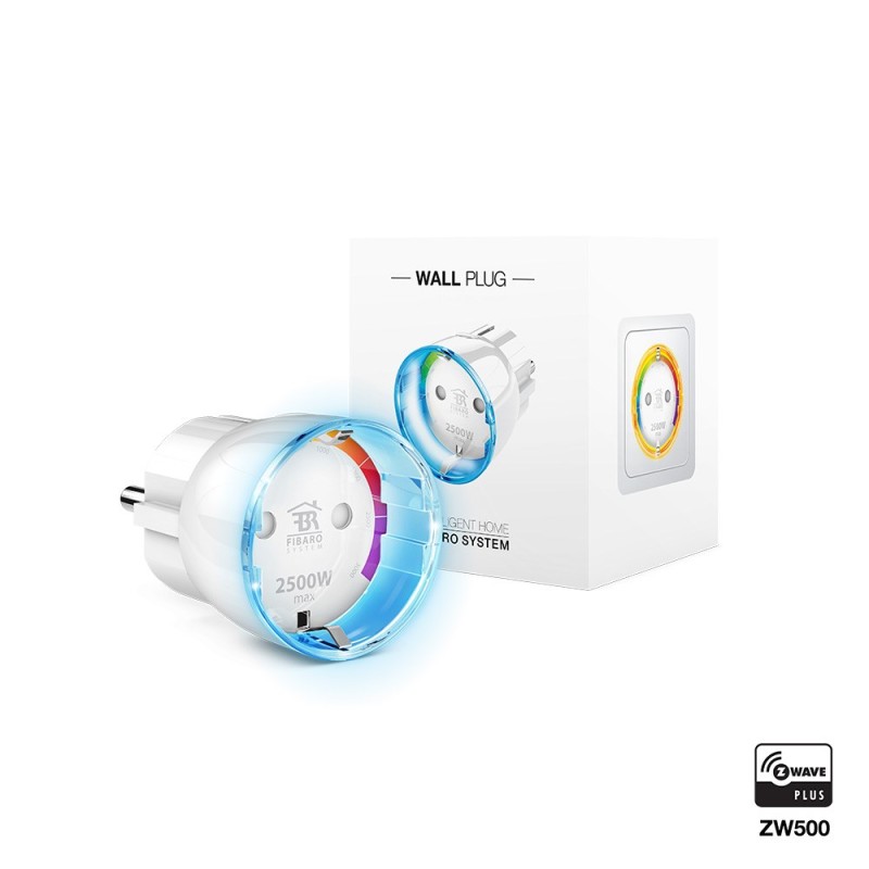 Fibaro FIBEFGWPF-102-5 power plug adapter Type F White Fibaro FIBEFGWPF-102-5 power plug adapter Type F White