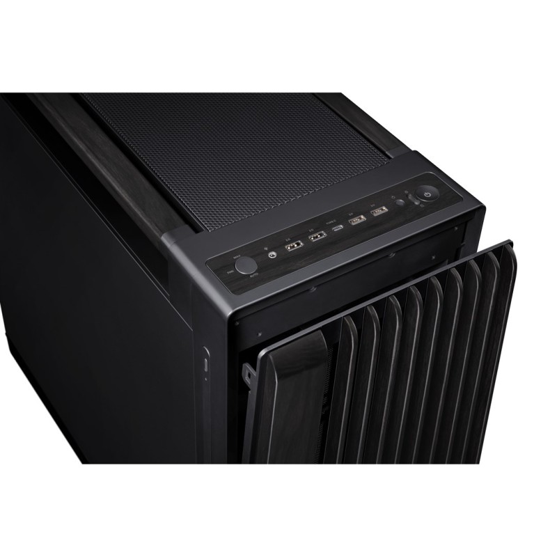 ASUS ProArt PA602 Wood Edition – Metal Panel Midi Tower Black ASUS ProArt PA602 Wood Edition – Metal Panel Midi Tower Black