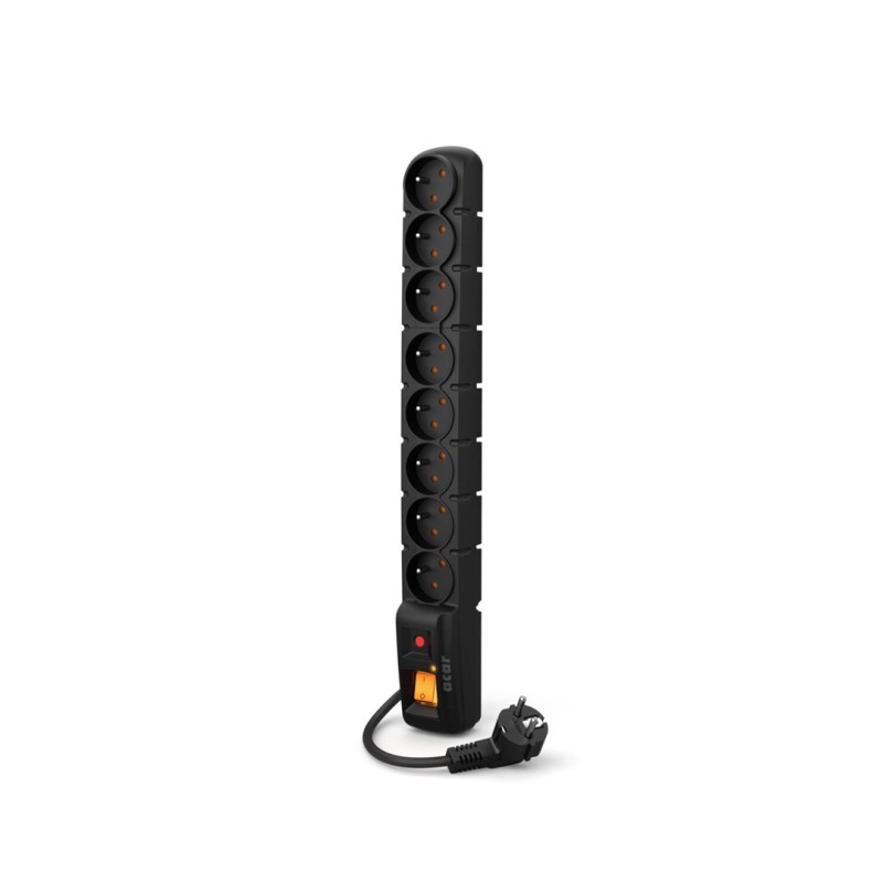 ACAR S8 Black 8 AC outlet(s) 230 V 3m ACAR S8 Black 8 AC outlet(s) 230 V 3m