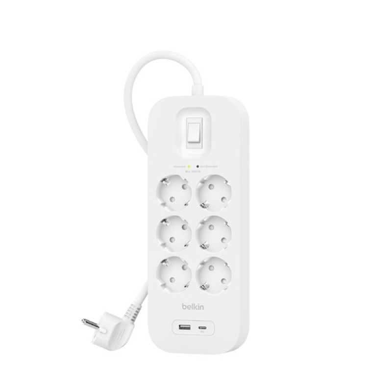 Belkin Connect White 6 AC outlet(s) 2 m Belkin Connect White 6 AC outlet(s) 2 m