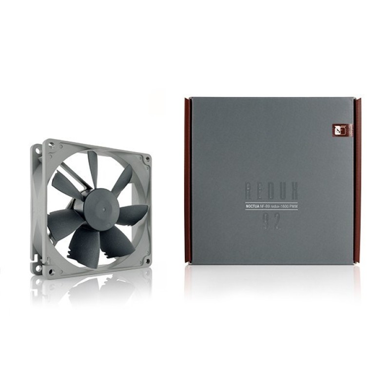 Noctua NF-B9 redux-1600 PWM Computer case Fan 9.2 cm Black, Grey Noctua NF-B9 redux-1600 PWM Computer case Fan 9.2 cm Black, Grey