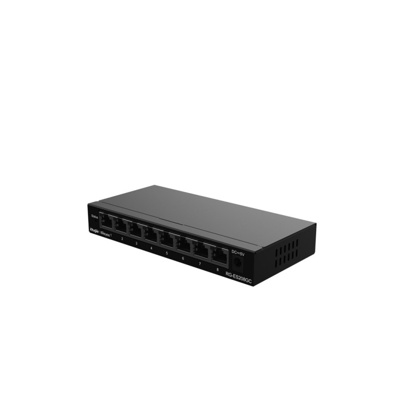 Ruijie Networks RG-ES208GC network switch Managed L2 Gigabit Ethernet (10/100/1000) Grey Ruijie Networks RG-ES208GC network switch Managed L2 Gigabit Ethernet (10/100/1000) Grey