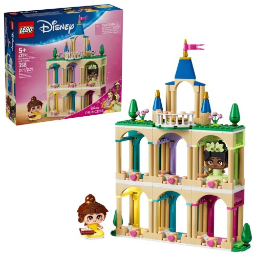 LEGO DISNEY 43291 Mini Belle and Tiana with Castle