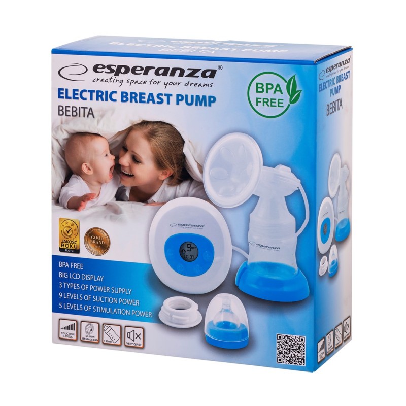 Esperanza ECM001B breast pump 1550 ml Electronic Esperanza ECM001B breast pump 1550 ml Electronic