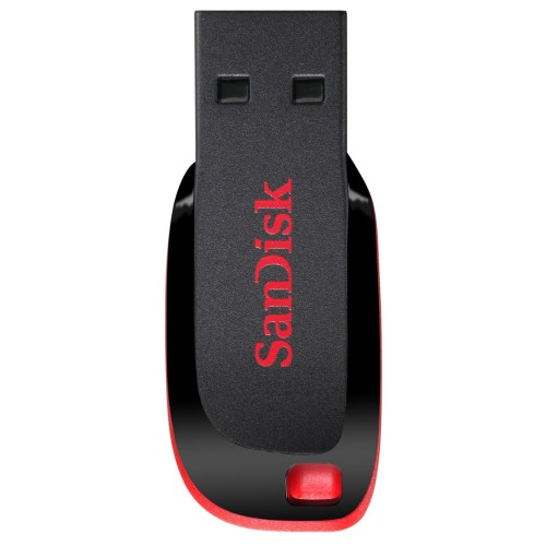 SanDisk Cruzer Blade USB flash drive 128 GB USB Type-A 2.0 Black, Red SanDisk Cruzer Blade USB flash drive 128 GB USB Type-A 2.0 Black, Red