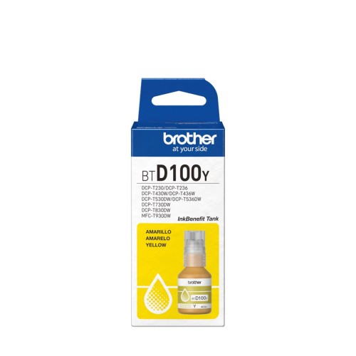 Brother BTD100Y printer ink refill Original Brother BTD100Y printer ink refill Original